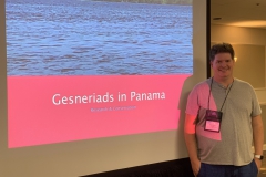 Jeremy Keene presenting at the Conservation Meeting
