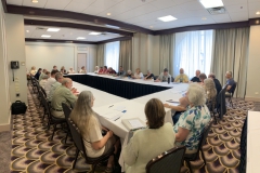 Final meeting at convention with new Board of Directors