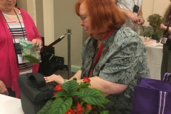 Dale Martens at the flower show breakdown