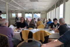Dinner group on board