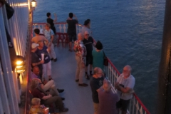 Evening wind-down on the Riverboat