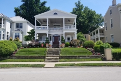 Home along bus tour route