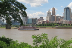 Touring riverfront area