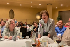 Mary Bozoian at 99 years young saying a few words of thanks