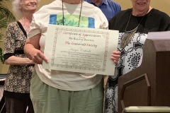 Award of Appreciation presented to Karyn Cichocki