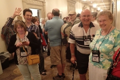 The line-up for plant sales opening