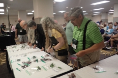 Attendees making their GHA door prize selections