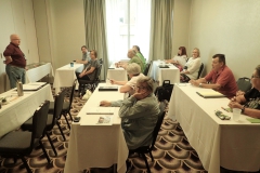 Paul Kroll teaching the senior judging school class
