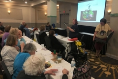 Dale Martens coordinating the second session of the judging school