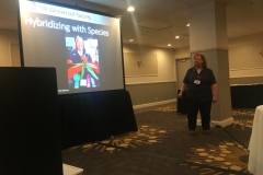 Dale Martens presenting “Hybridizing with Species” at the GHA meeting