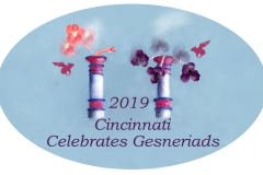 2019 Logo: Cincinnati Celebrates Gesneriads