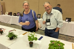 Lynette Miller and Denny Van Dorn at the show