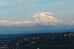 Mt. Rainier making a beautiful appearance