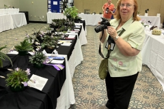 Dale Martens photographing the show
