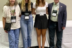Students with Student Grant Committee Co-Chairs