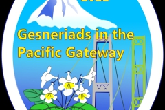 Convention 2022 Logo – “Gesneriads in the Pacific Gateway”