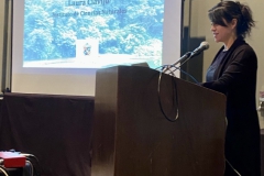 Laura Clavijo from Colombia presenting her Drymonia lecture