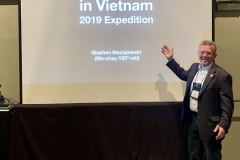 Speaker Stephen Maciejewski presenting “Plant Hunting in Vietnam”