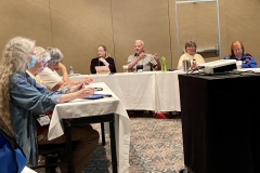 Team discussions with judging panels