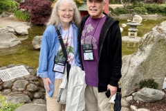 Julie and Paul Susi in the Japanese garden