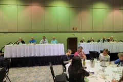 Annual Dinner Meeting head tables