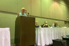 President Mel Grice chairing the Annual Meeting