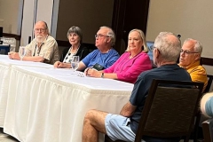 Dinner panel of awarded flower show exhibitors moderated by Paul Susi