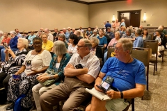 Audience gathering for the evening’s GHA presentation