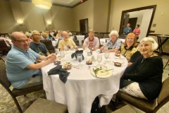 Dinner group from California, Washington, Russia, Colorado, Iowa, Nebraska