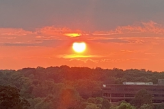 Sunset view from the hotel