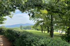 Beautiful vistas from the mountain-top