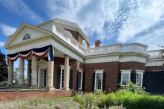 Full view of Monticello, home of Thomas Jefferson
