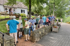 Gathering for lunch at the historic Michie Tavern