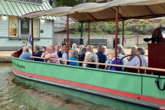Second canal boat taking off