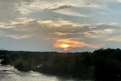 Sunset over the James River