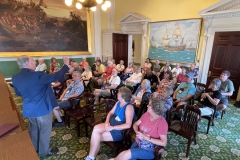 The very knowledgeable Capitol tour guide with our group