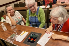 Judging team Barbara Stewart, Kitty Hedgepeth, Laura Buckner