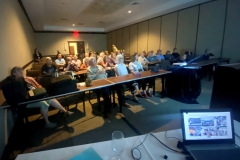 Audience at the conservation presentations