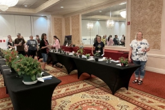 Flower Show Judges Review starting off with Shows & Judging Co-Chair Judy Zinni