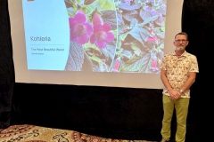 Brandon Erikson presenting his program “Kohleria – the Most Beautiful Weed”